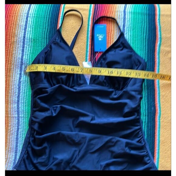 NWT Cupshe Black Rouged One Piece Swimsuit - Picture 7 of 7